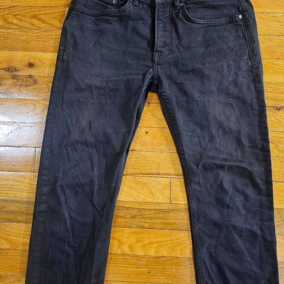 COS Jeans Black Tapered Leg High Rise Skinny Jeans Size 29X32 - Picture 2 of 12